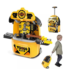 ست اسباب بازی میز ابزار 2 در 1 چمدانی کودک Tools Set Kit Toys_اسباب بازی